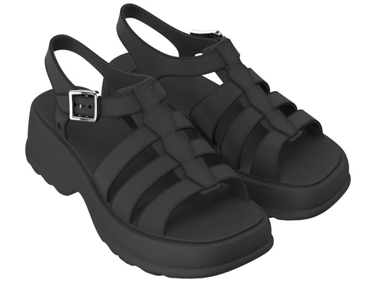 Sandalias Beige | Negro