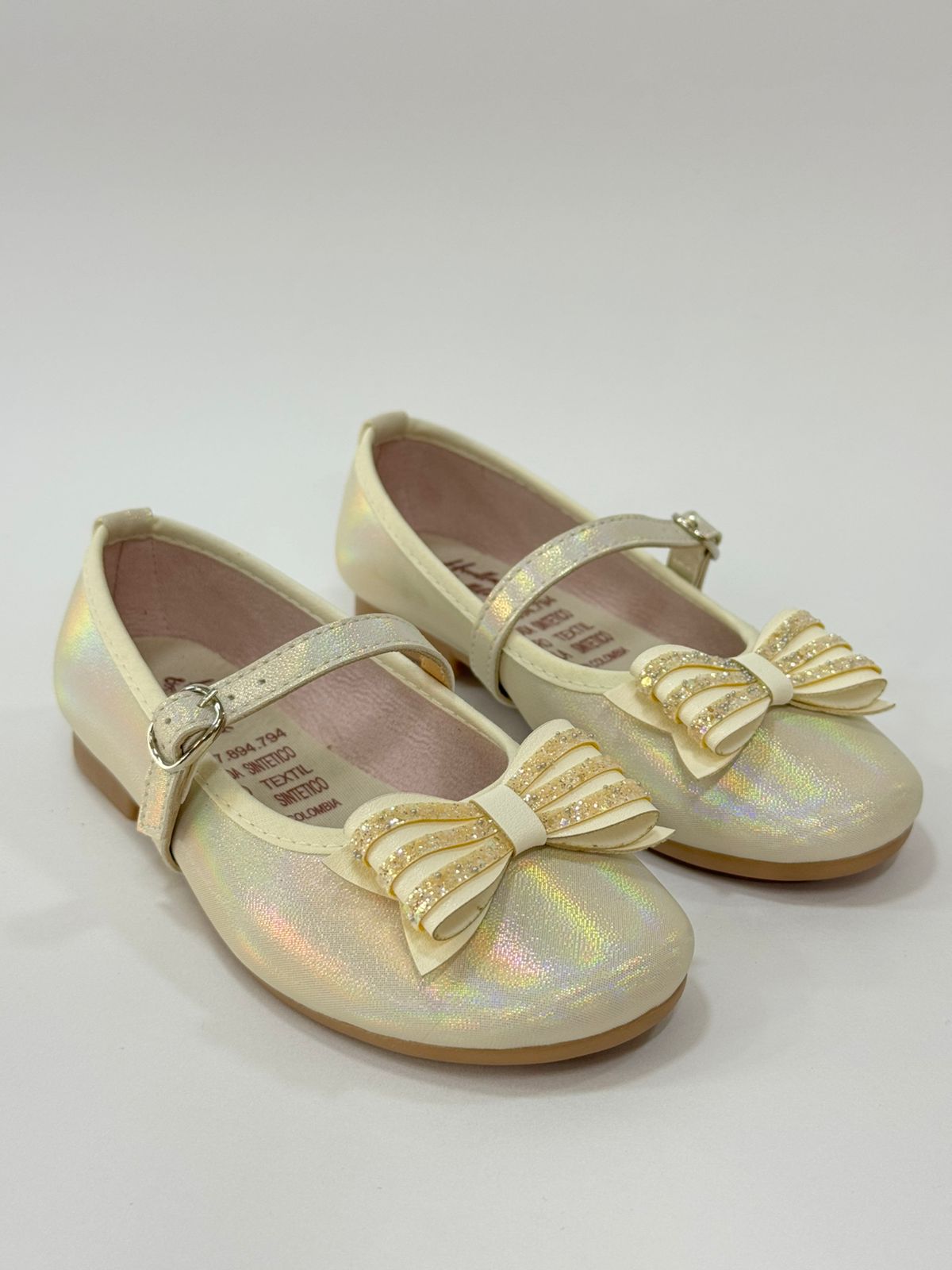 Baleta Beige | Negro