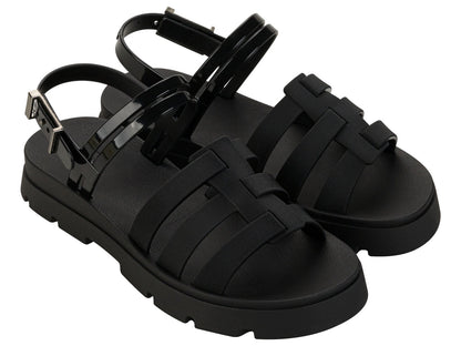 Sandalias Negro | Rosa